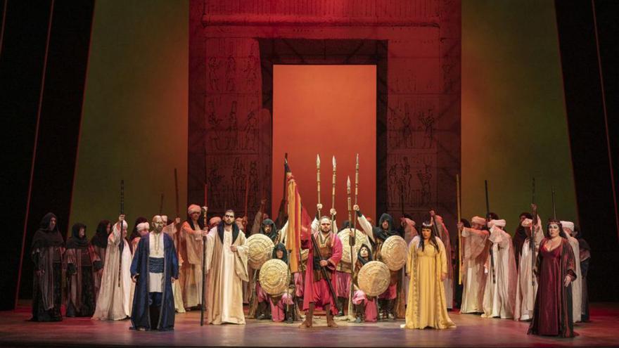 Una escena de la ópera ‘Aida’. | |