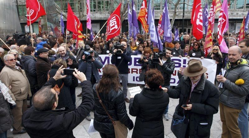 La jornada del 8M en Aragón