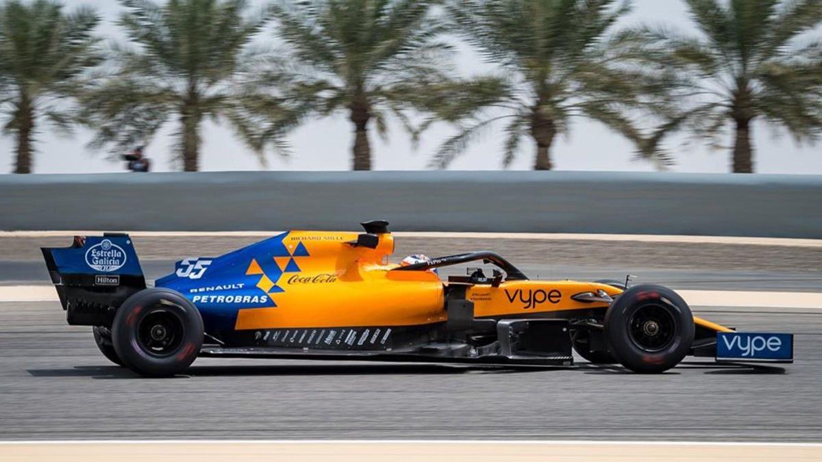 El logo de Petrobras figura en el capó del McLaren
