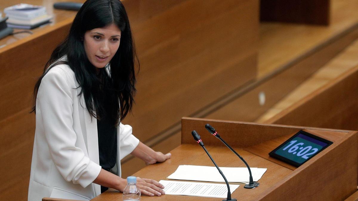 Naiara Davó, síndica de Unidas Podemos.