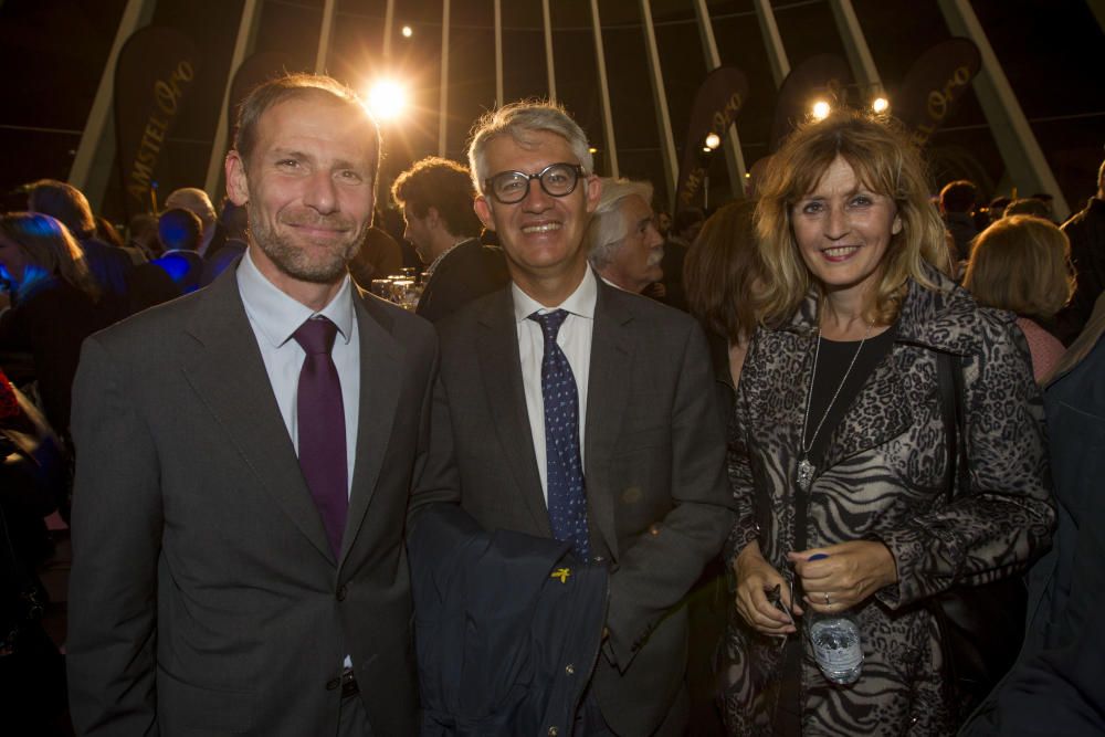 Pedro Antoio Gil, área fiscal de Cuatrecasas.Juan Grima, socio director de Cuatrecasas y María Costa, directora de Comunicación de Cuatrecasas