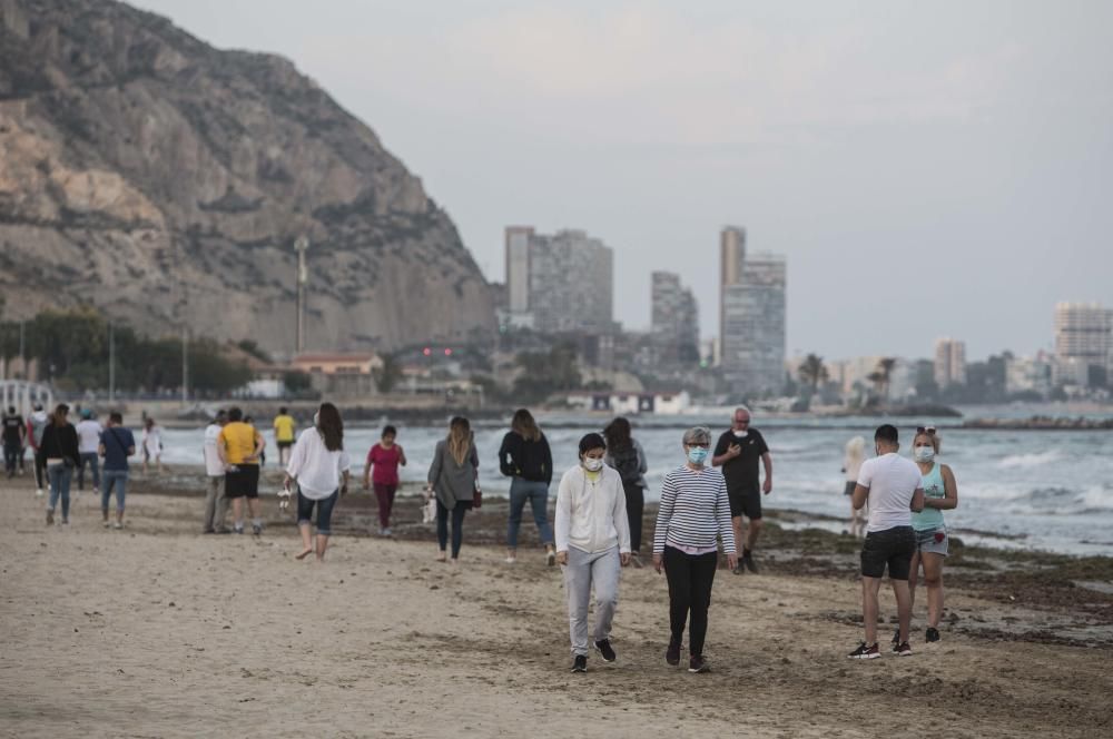 Arena para caminar y hacer deporte.