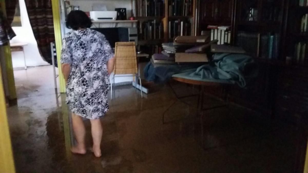 La inundación de Valverde de la Vera en imágenes