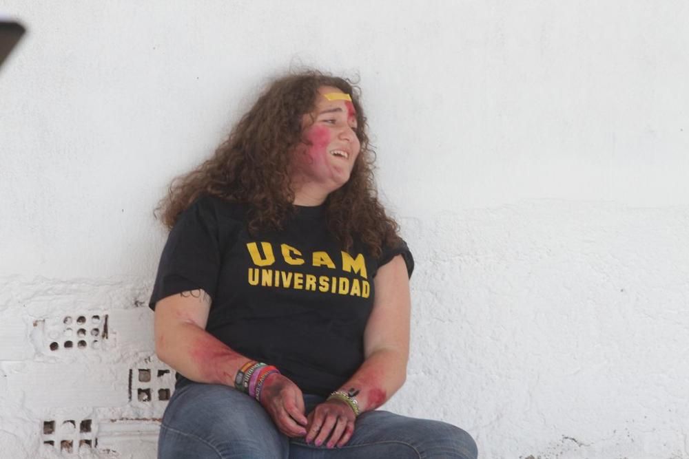 Simulacro de atropello múltiple en el campus de Cartagena de la UCAM