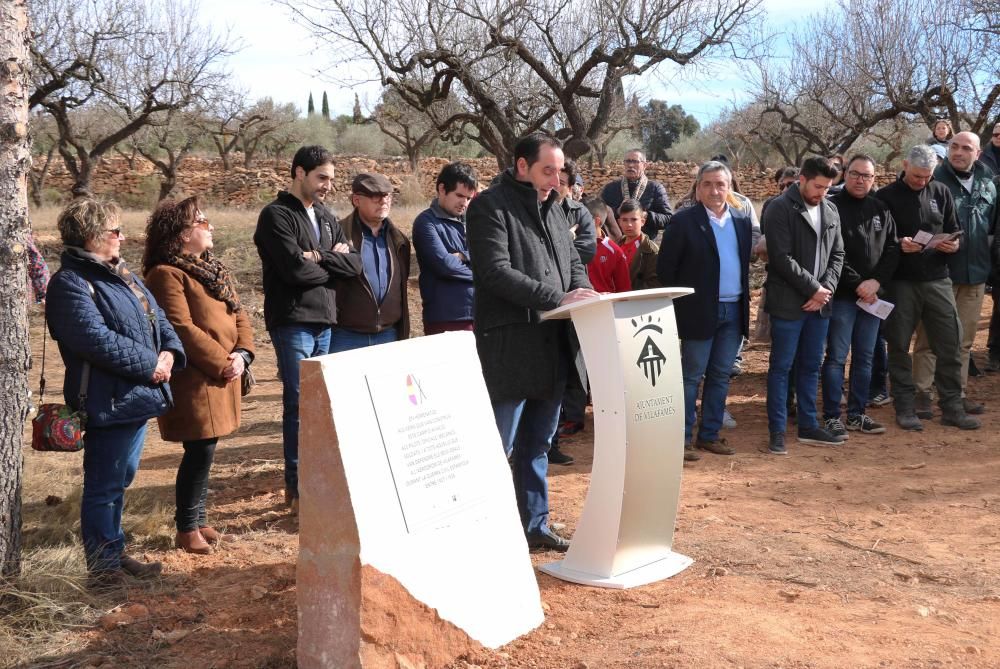 Inauguración del antiguo campo de aviación de Vilafamés