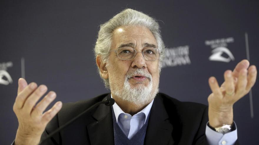 Plácido Domingo, en el Palau de les Arts.