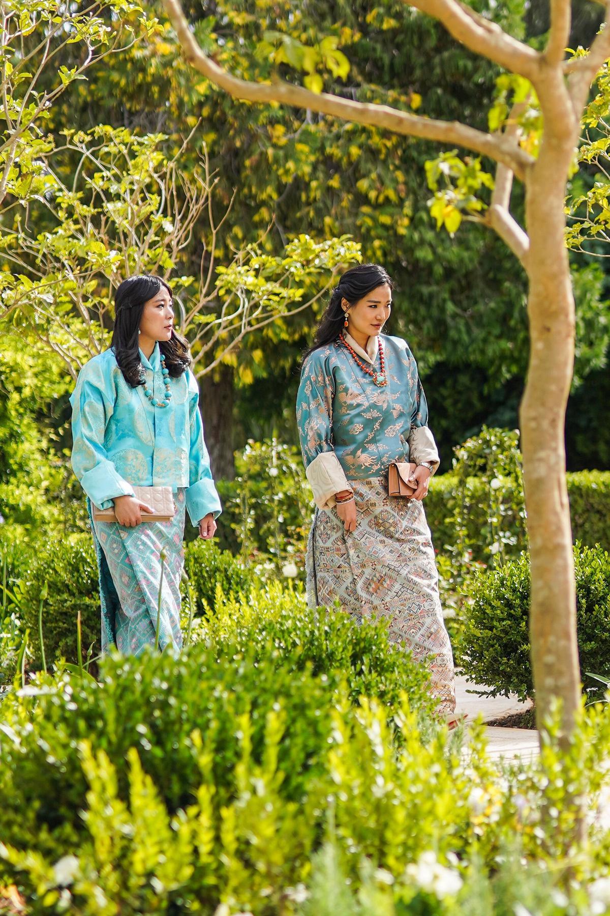 La Reina Jetsun Pema y la Princesa Euhelma de Bután 