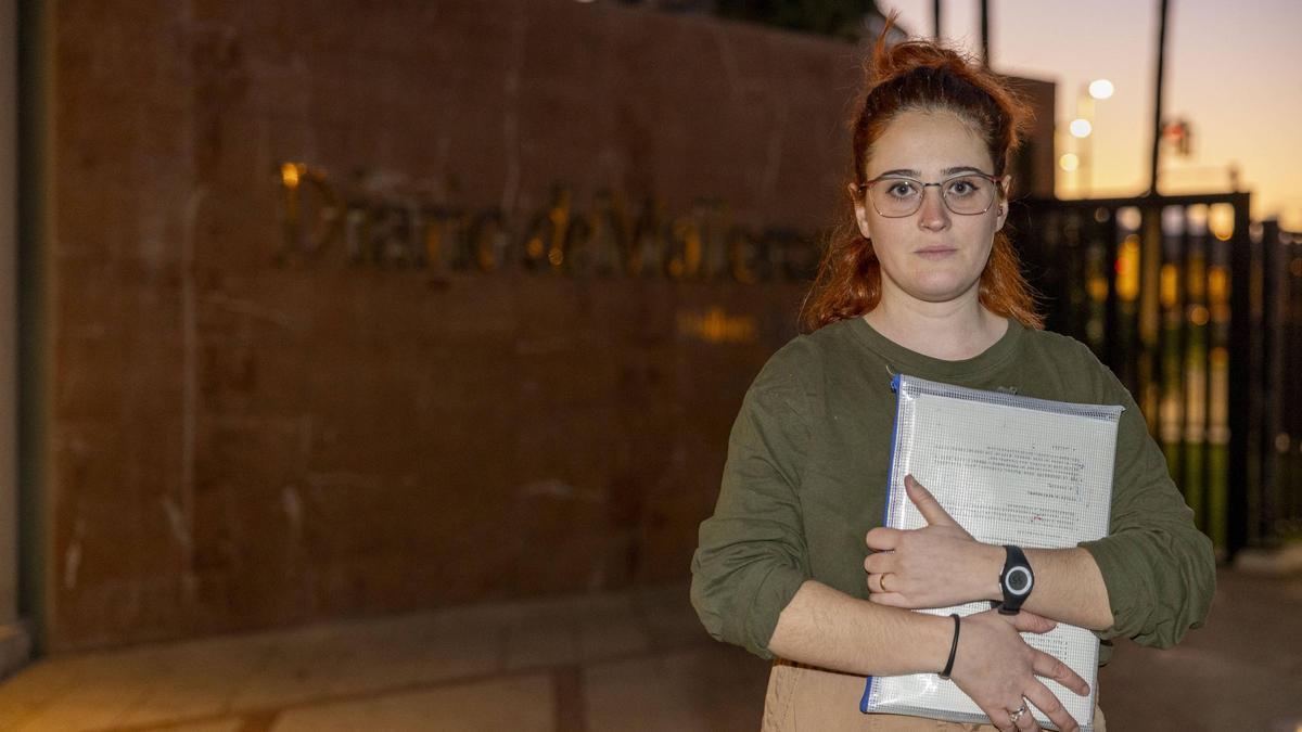 Gracia Osuna, madre de un niño vegano en el CEIP Rafal Vell.