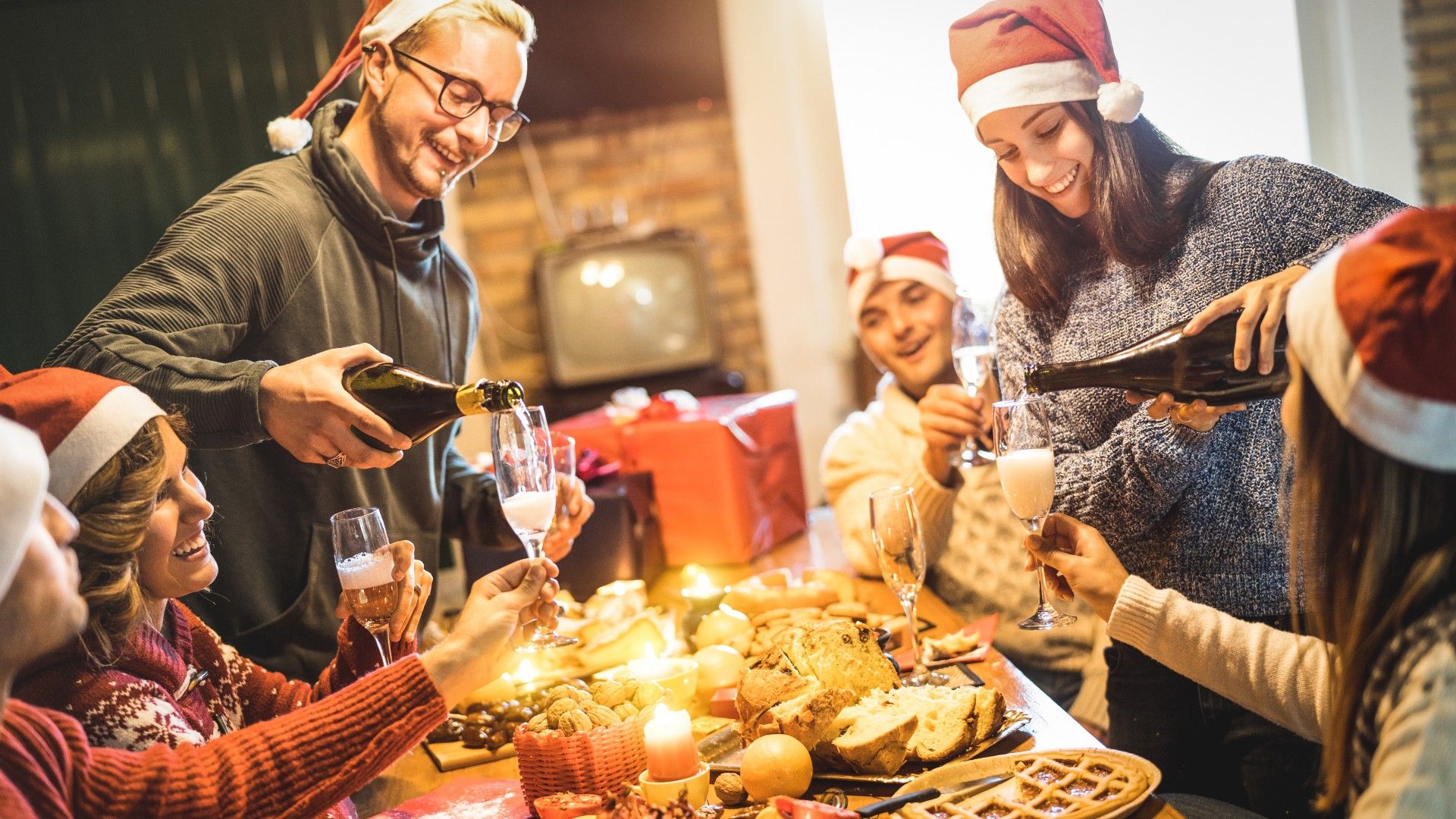 Familia en navidad