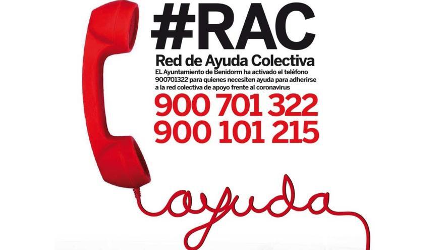 Promoción del nuevo teléfono de la Red de Ayuda Colectiva