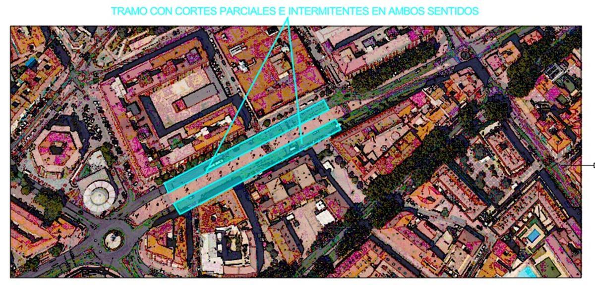Tramos con cortes parciales e intermitentes, Alcalá de Henares