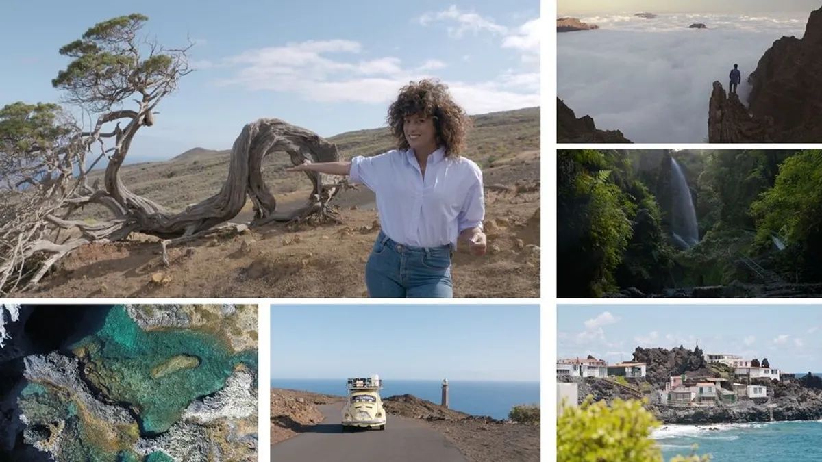 Escena de la nueva entrega de 'Viajeros Cuatro' en El Hierro y La Palma