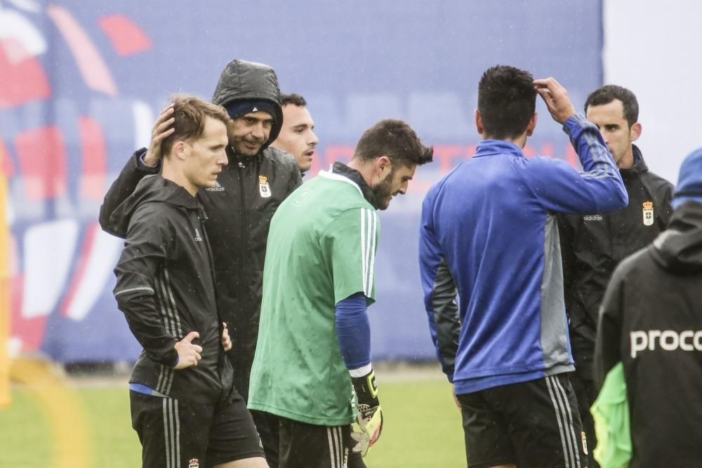 Entrenamiento del Real Oviedo en El Requexón