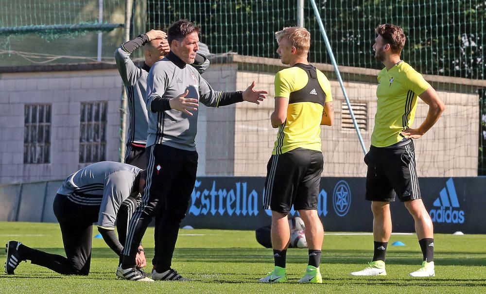 Últimas indicaciones de Berizzo antes del partido contra el Genk