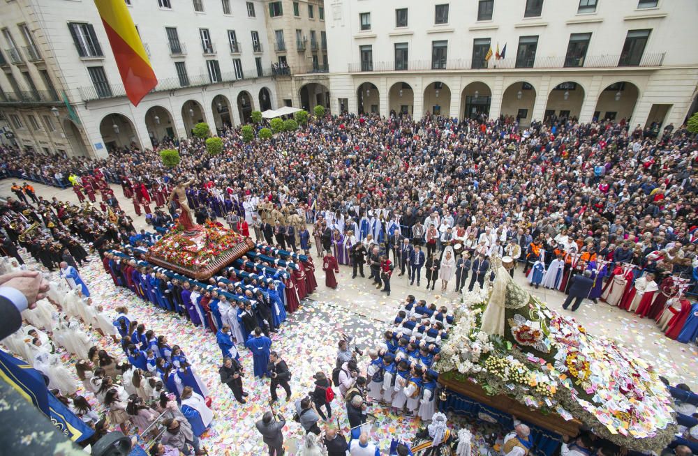 El Encuentro no procesiona en Alicante el Domingo de Resurrección.