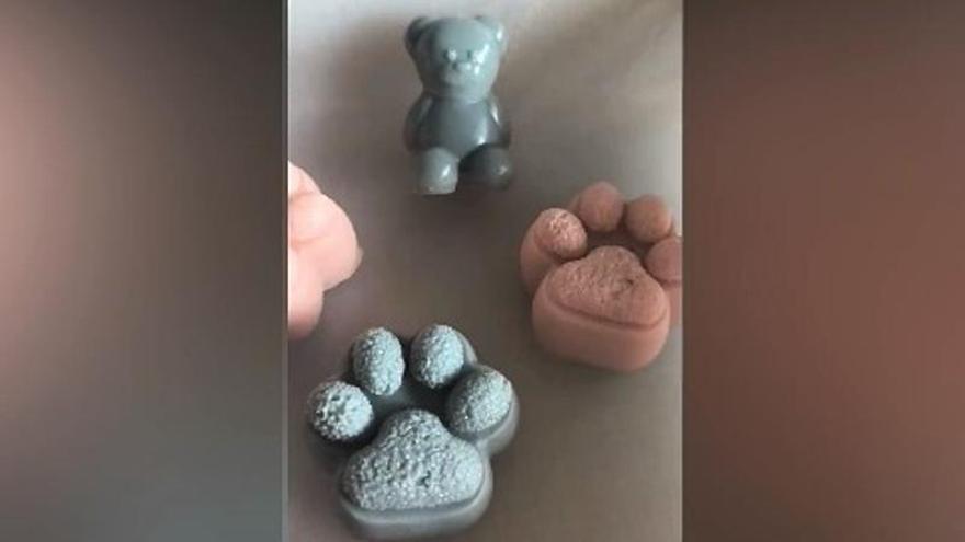 Jabones y velas para ayudar a Leire
