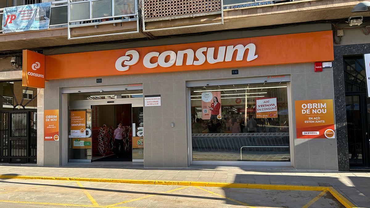 Reapertura del último supermercado que quedaba por abrir en Paiporta
