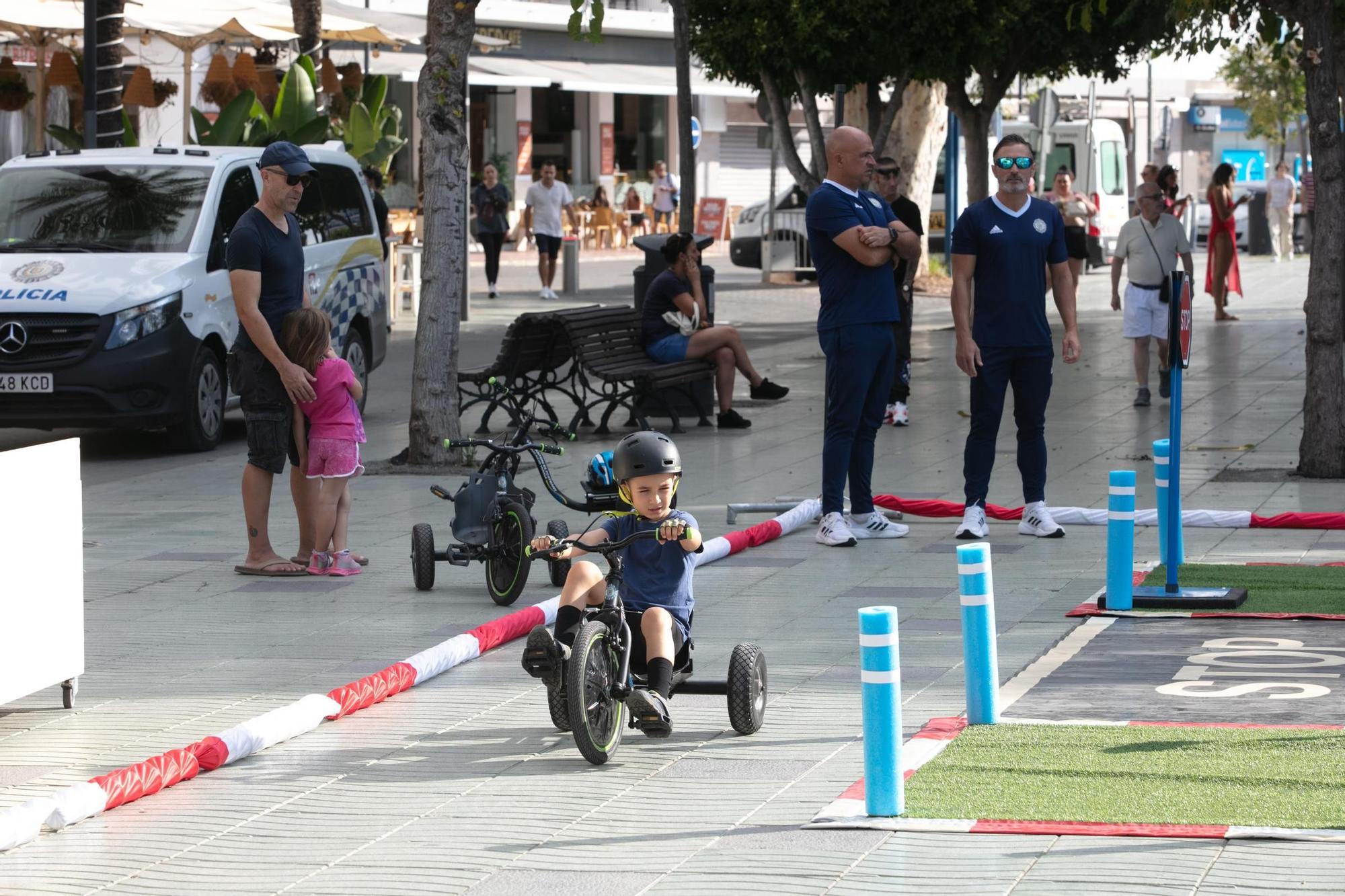 Circuito de seguridad vial en el Passeig de ses Fonts