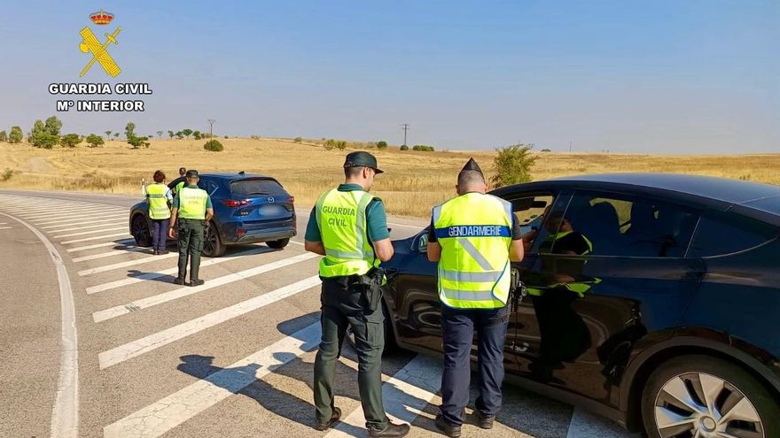 Los gendarmes franceses, en Cáceres