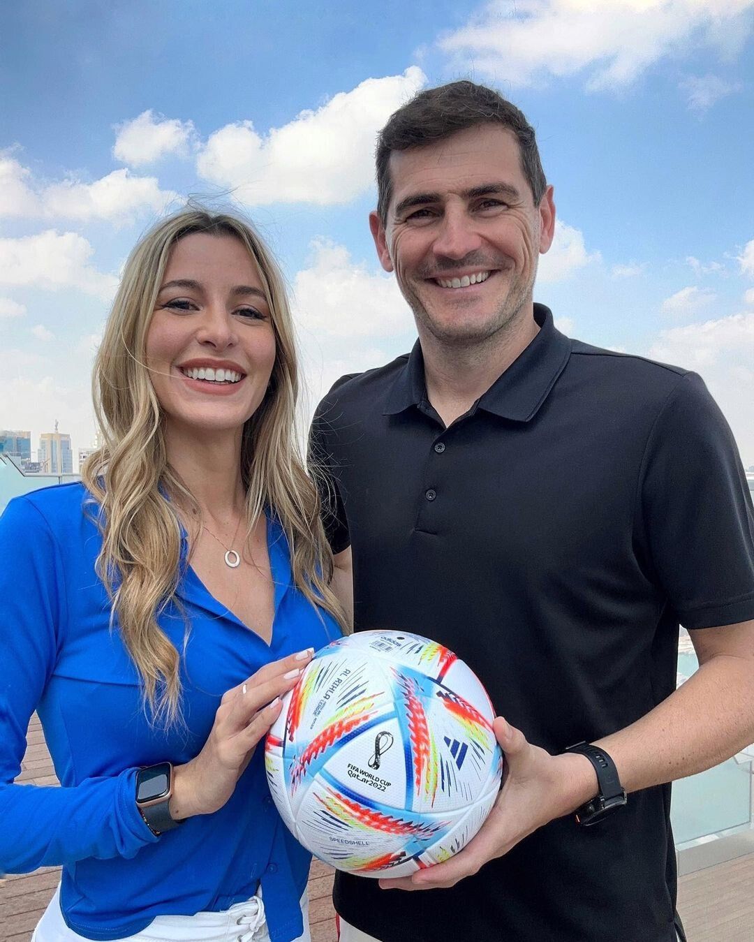 Iker Casillas y la periodista Ana Quiles