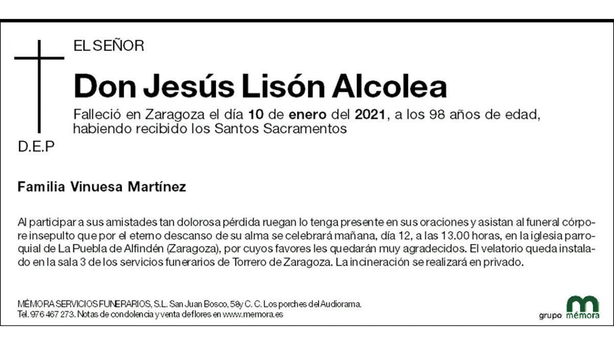 Jesús Lisón Alcolea