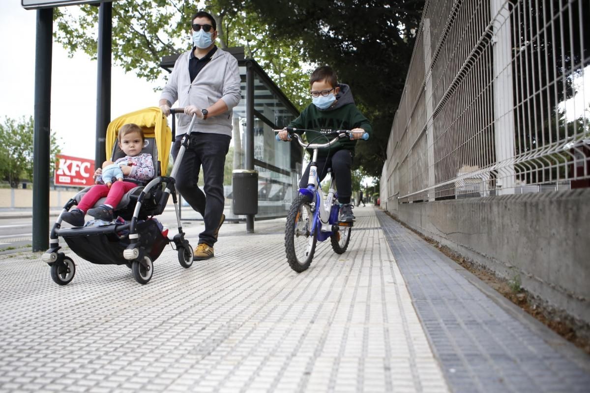 Los niños y niñas vuelven a las calles de Zaragoza