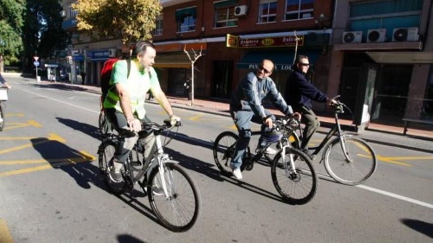 Ruta en bici por Murcia para reivindicar el deterioro de la huerta