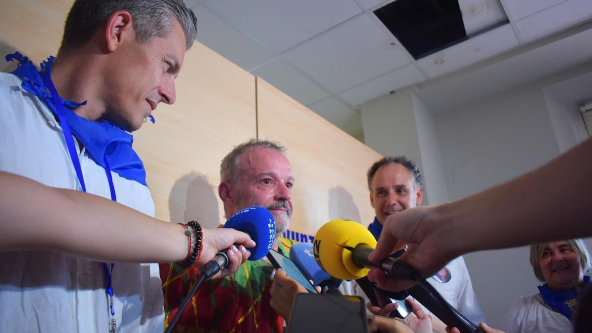 En imágenes | El Cipotegato vuelve a teñir de rojo las calles de Tarazona