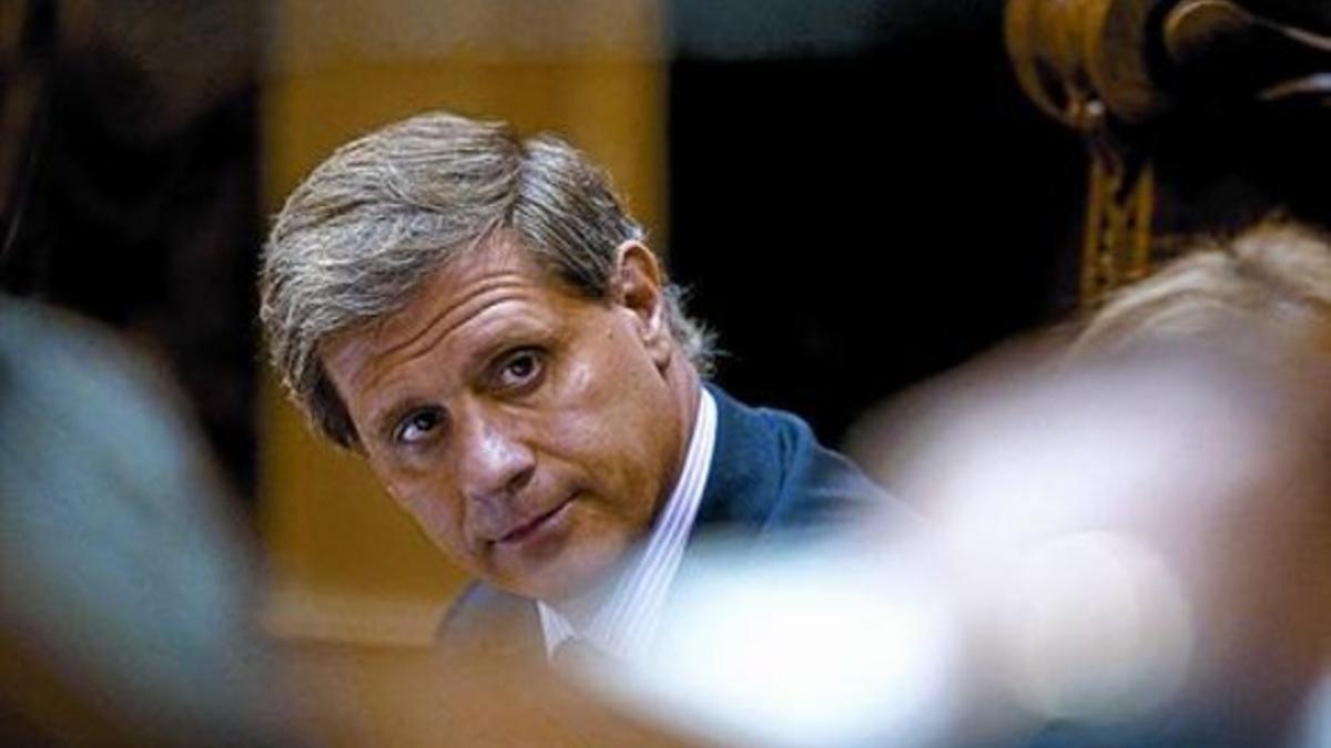 Alberto Fernández Díaz. en un pleno municipal del Ayuntamiento de Barcelona celebrado el pasado abril.