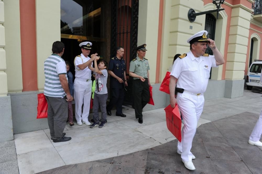 Recepción de Agregados de Defensa Militares Navales y Aéreos