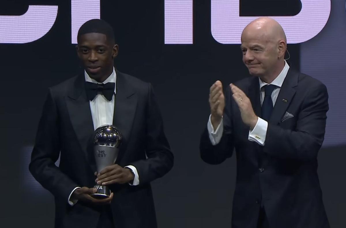 Dembélé, ganador del The Best 2025