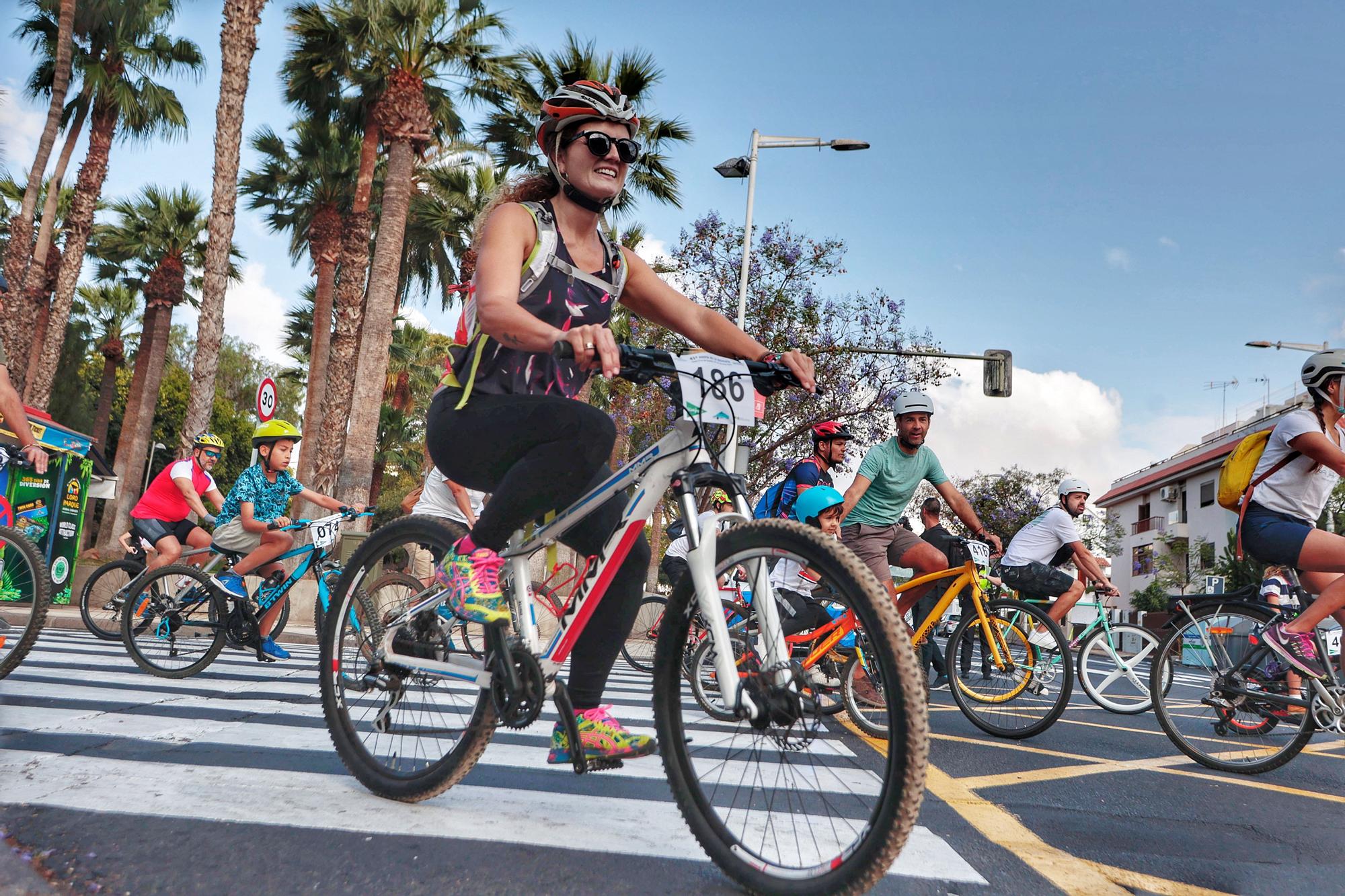 Fiesta de la bicicleta en Santa Cruz de Tenerife