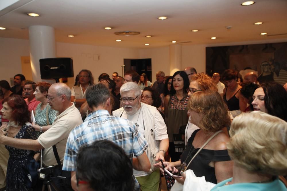 Inauguración de la exposición de Alejandro Mieres en el Museo Baroja