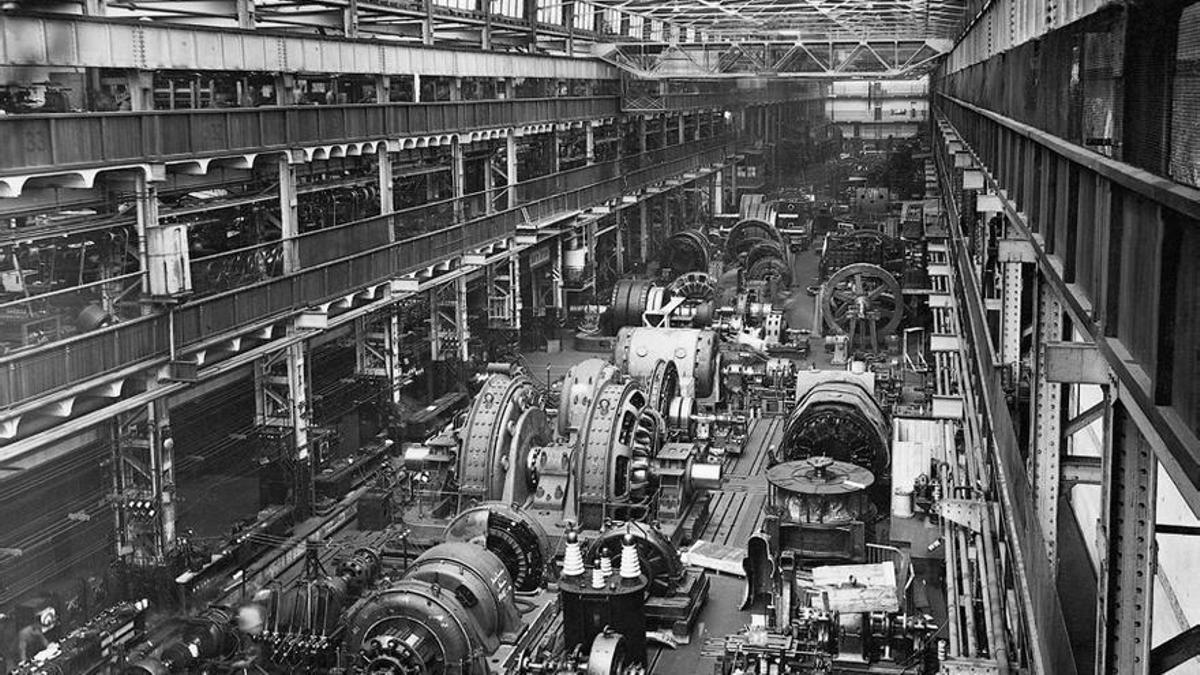 Planta de producción de generadores de Siemens, donde Marie Jalowicz estuvo empleada como trabajadora forzosa.
