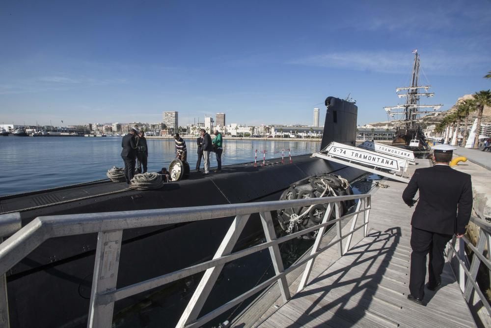 Jornada de puertas abiertas del submarino Tramontana