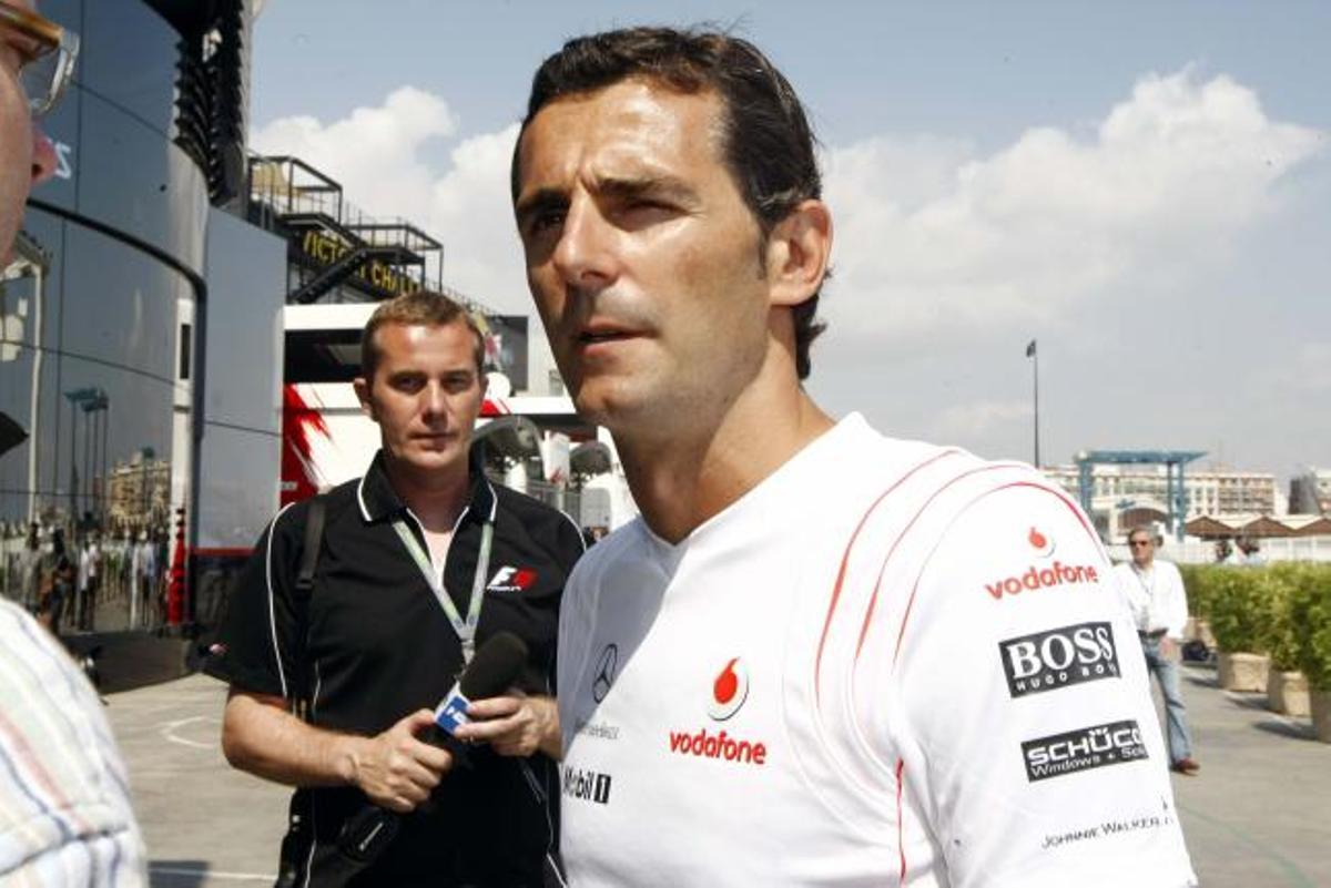 De la Rosa, en el GP de Valencia del año pasado.