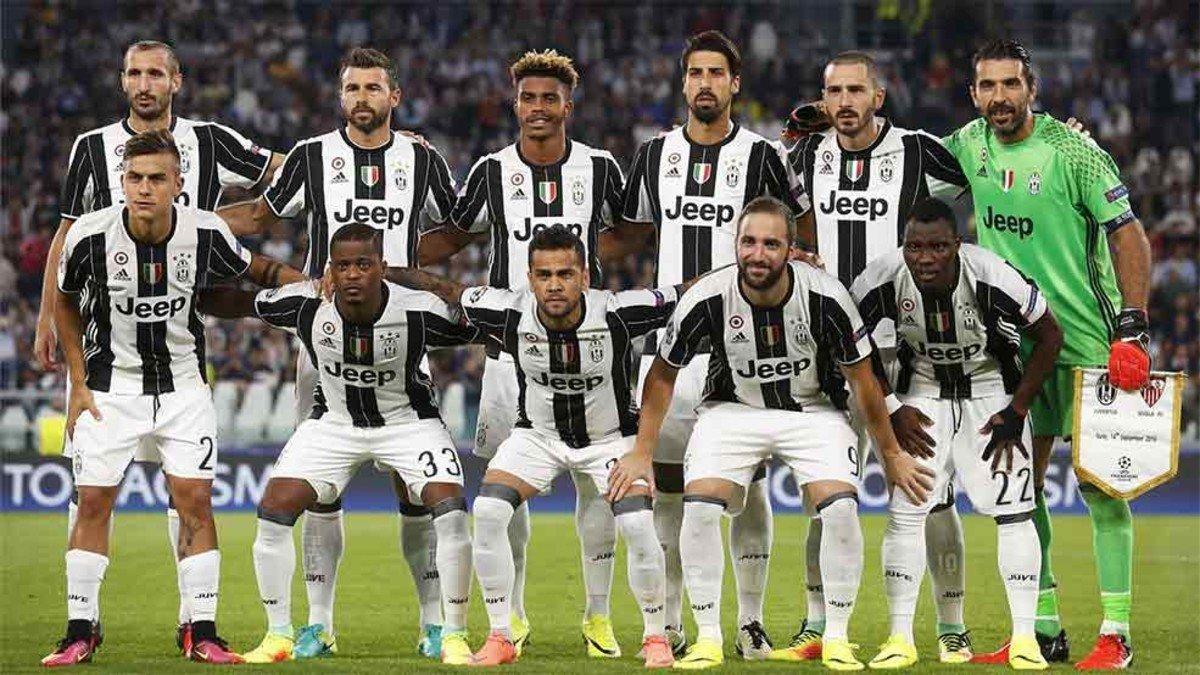 Un equipo de la Juventus 2016 - 2017, rival del FC Barcelona en los cuartos de final de la Champions League