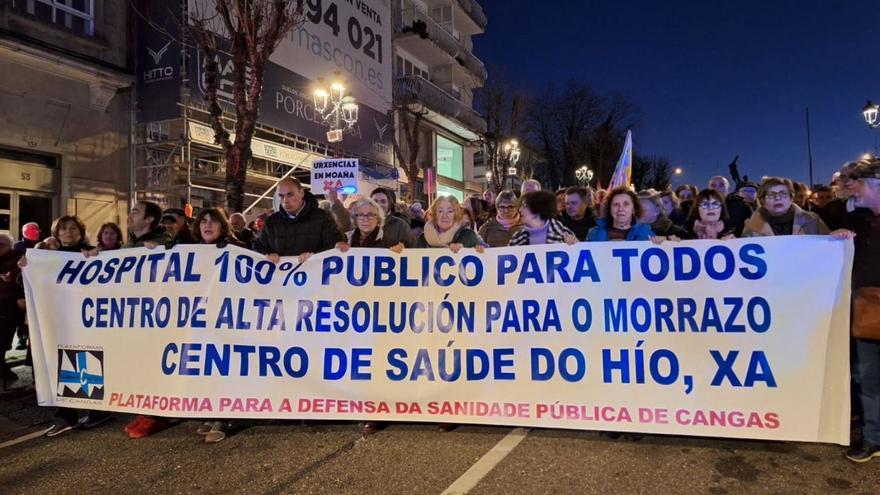 La comarca ve «un ejemplo y un éxito» en la marcha por la sanidad en Vigo