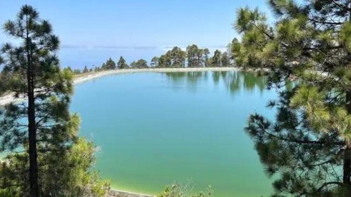 Panorámica de la balsa de La Laguna de Barlovento.