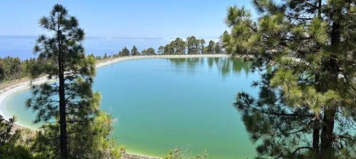 Panorámica de la balsa de La Laguna de Barlovento.
