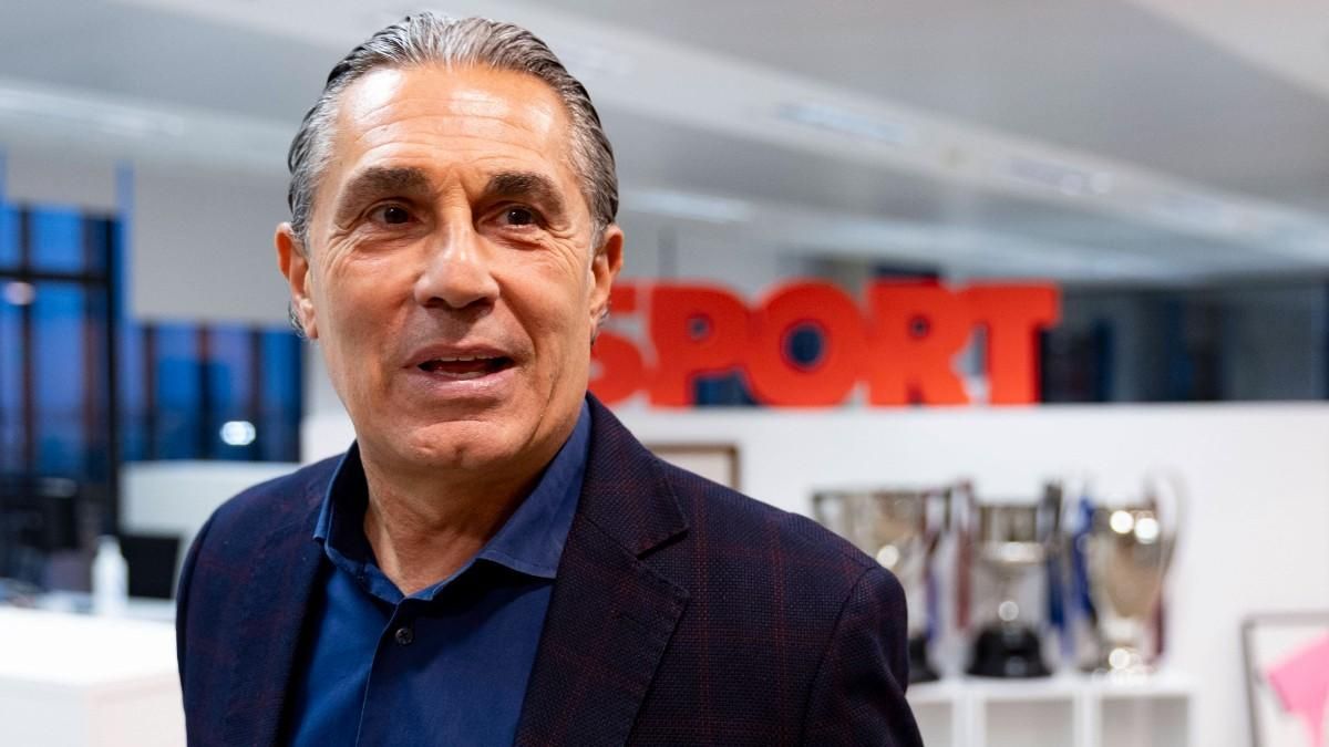 Sergio Scariolo en su visita al diario SPORT