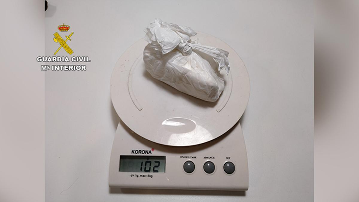Cocaína intervenida por la Guardia Civil en Montoro, en una imagen de archivo.