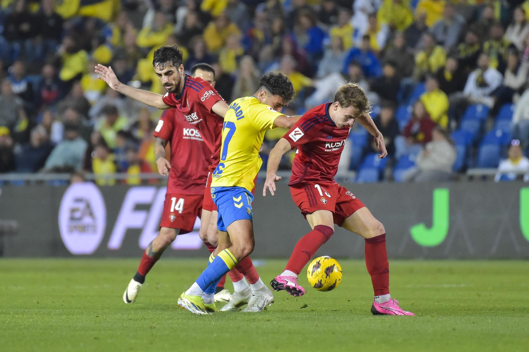 El partido UD Las Palmas-CA Osasuna, en imágenes