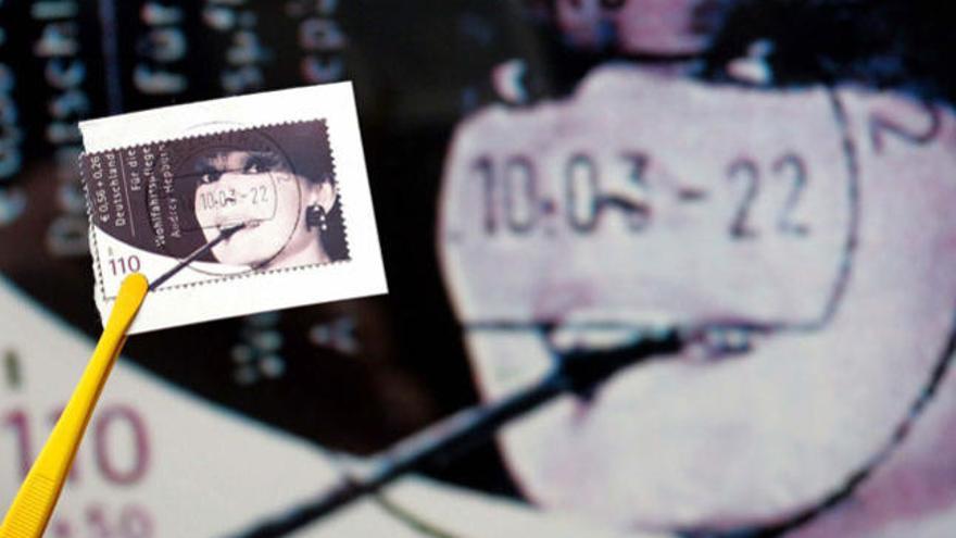 Imagen de los sellos subastados