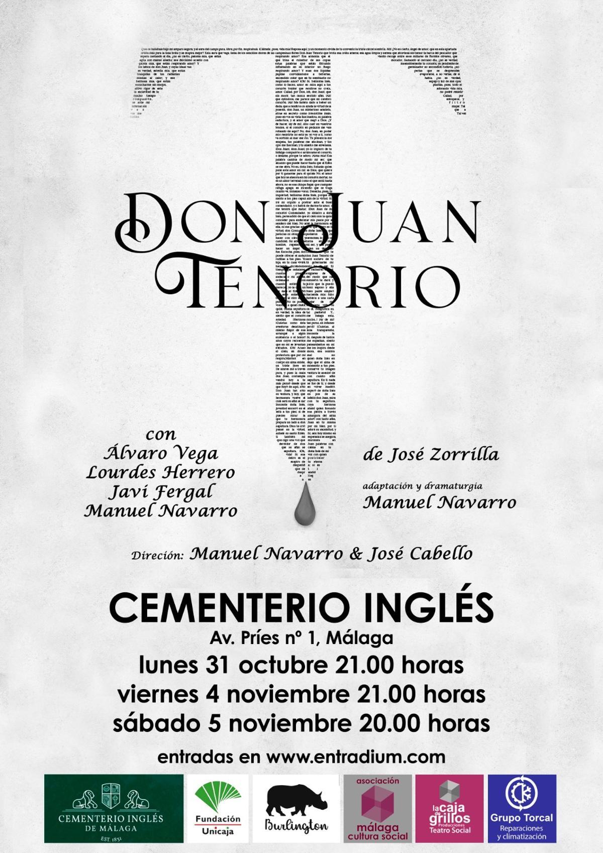 Cartel de la obra.