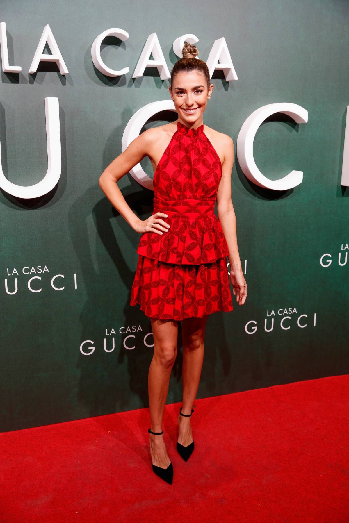 Anna Ferrer Padilla en la premiére de 'La casa Gucci'