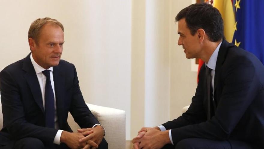 Sánchez y Tusk, en una imagen de archivo