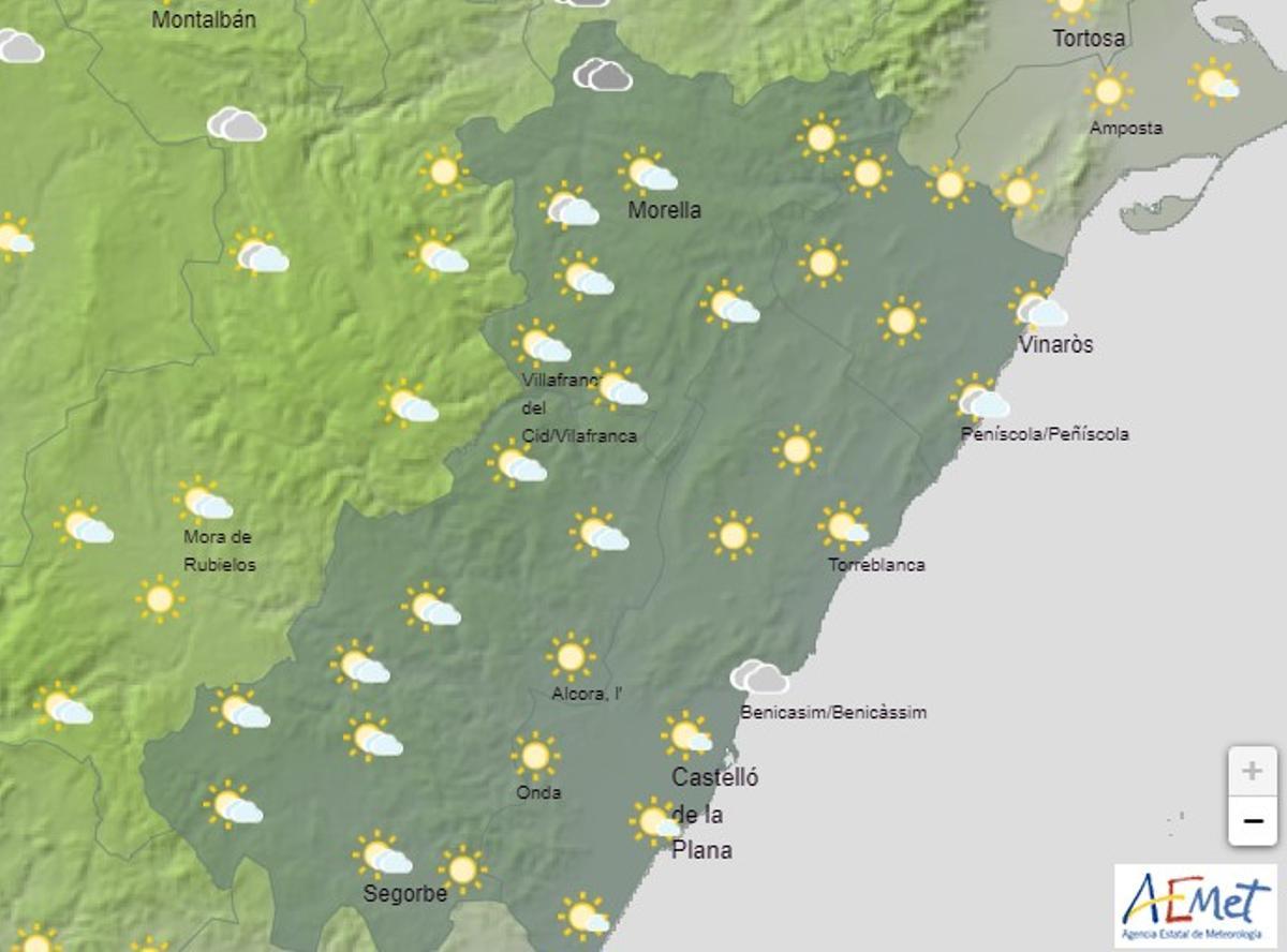 Estado del cielo en la jornada de hoy sábado 24 de agosto