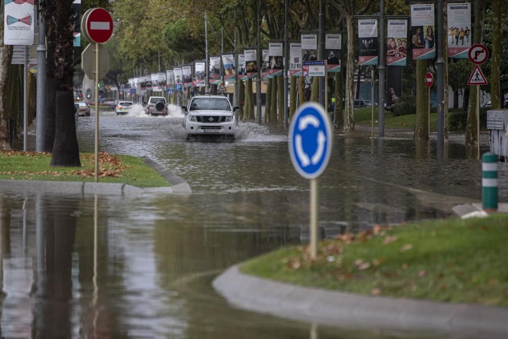 Inundacions a Platja d'Aro