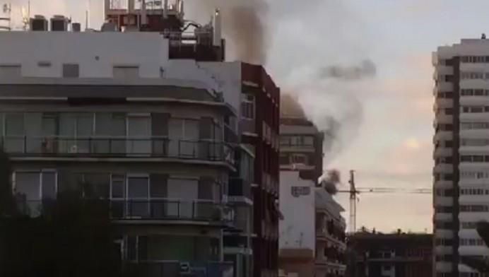 Incendio en una vivienda de la Avenida Juan XXIII